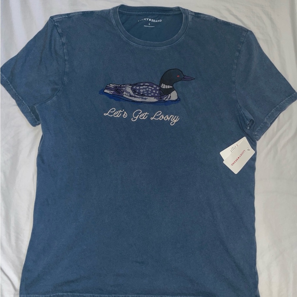 Blue Graphic Men's Shirt